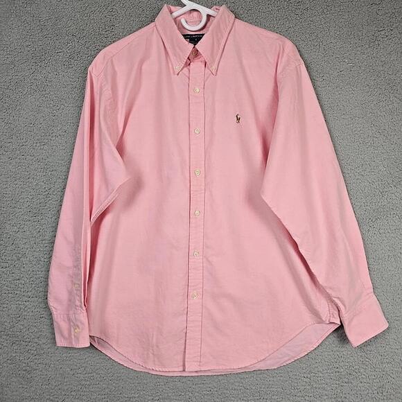 Other - Ralph Lauren Sport Shirt Men Size 14 Pink Button Down Long Sleeve